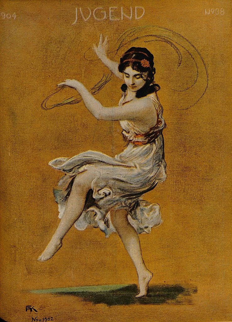 Ritratto di Isadora Duncan, 1908. Gioventù no. 38